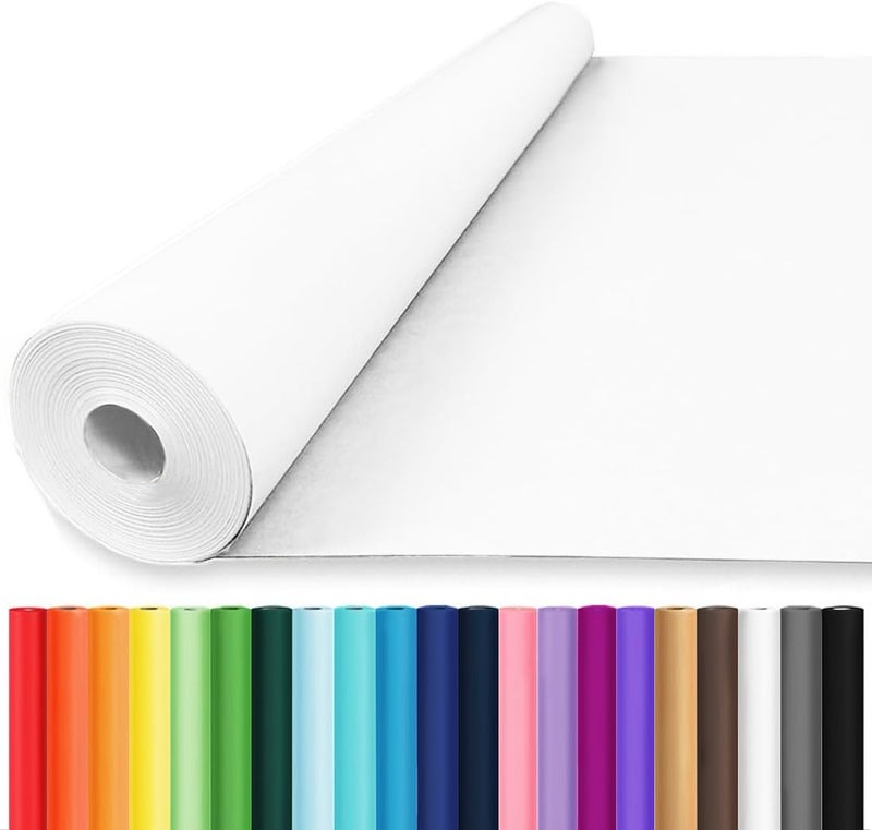 Vanhench 48"x1500" (125') White Bulletin Board Paper, Wrapping Paper, Art Kraft Paper for Easel Painting Drawing Sketching, Chart Poster, Floor Covering, Crafts Gift Wrap, 80GSM 55LB - Image 1